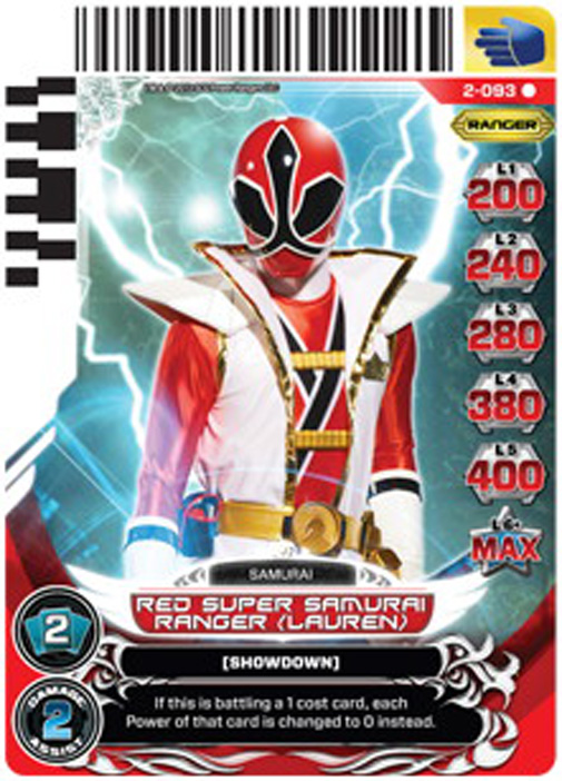 Red Super Samurai Ranger (Lauren) 093